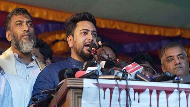 গণভোটের রায় বাস্তবায়ন না হলে সরকারকে ক্ষমতায় থাকতে দেব না: নাহিদ