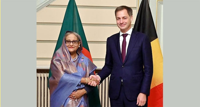 বেলজিয়াম ও লুক্সেমবার্গে ২০৩২ সাল পর্যন্ত বাংলাদেশী পণ্যের শুল্কমুক্ত প্রবেশ সুবিধা চান প্রধানমন্ত্রী