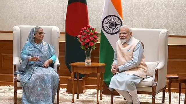 শেখ হাসিনার সঙ্গে আলোচনা ফলপ্রসূ হয়েছে: মোদী