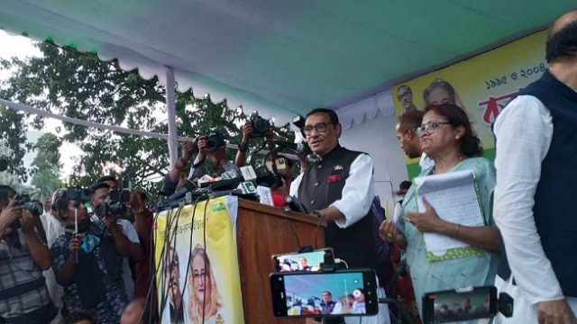 বিএনপির রাজনীতি কবরস্থানে যাওয়ার সময় হয়েছে : ওবায়দুল কাদের