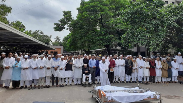 ন্যাম ভবনে দুই এমপির প্রথম জানাজা অনুষ্ঠিত
