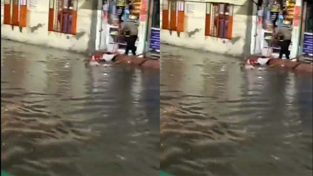 মিরপুরে বৃষ্টির পানিতে বিদ্যুতায়িত হয়ে ৪ জনের মৃত্যু
