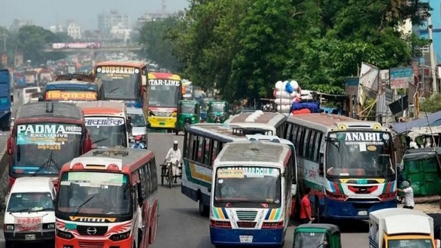 রোববার দুপুর পর্যন্ত চলবে গণপরিবহন