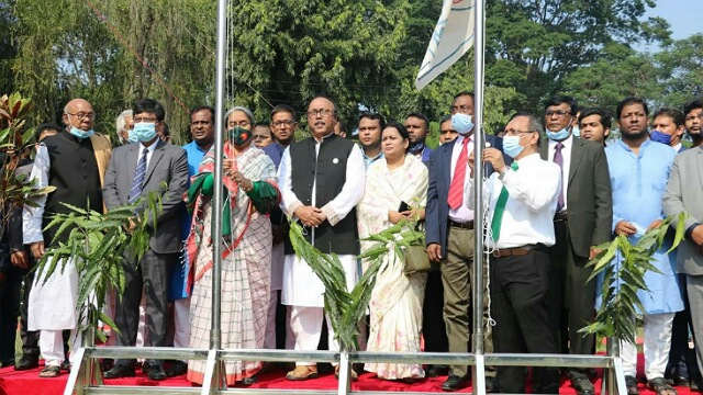 রাবির শেখ হাসিনা হলের নির্মাণ কাজ উদ্বোধন করলেন শিক্ষামন্ত্রী