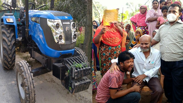 চারঘাটে ট্রাকের ধাক্কায় মোটর সাইকেল আরোহী নিহত