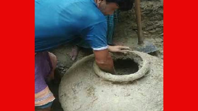 পবায় বিশাল হাড়ির সন্ধানে গুপ্তধনের ‘গুজব’