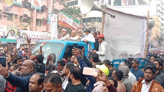 গণমিছিল থেকে নতুন কর্মসূচি ঘোষণা বিএনপির