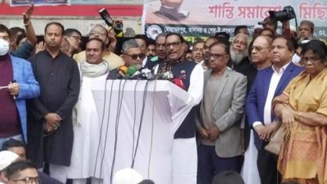 বিএনপি রাষ্ট্রকে ধ্বংস করেছে: ওবায়দুল কাদের