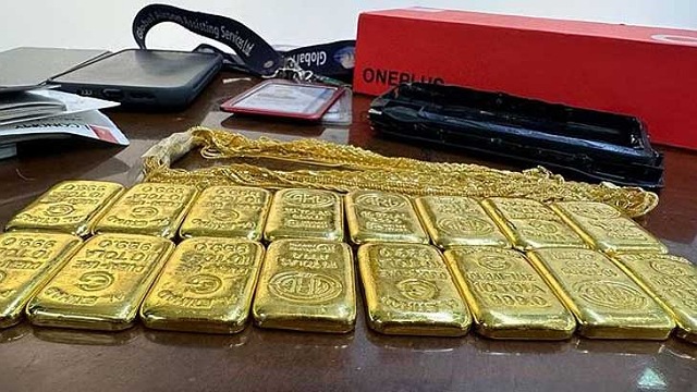শাহজালাল বিমানবন্দরে প্রায় ২৫ কোটি টাকার স্বর্ণ জব্দ