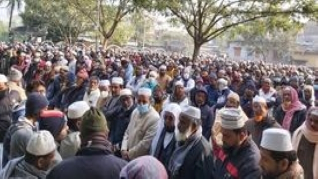 ওলামা নেতা মাওলানা মিজানুর রহমানের জানাজা ও দাফন সম্পন্ন