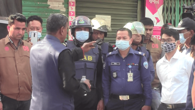 ১৪৪ ধারা ভেঙে সংবাদ সম্মেলন করার চেষ্টা কাদের মির্জার, প্রশাসনের বাধা